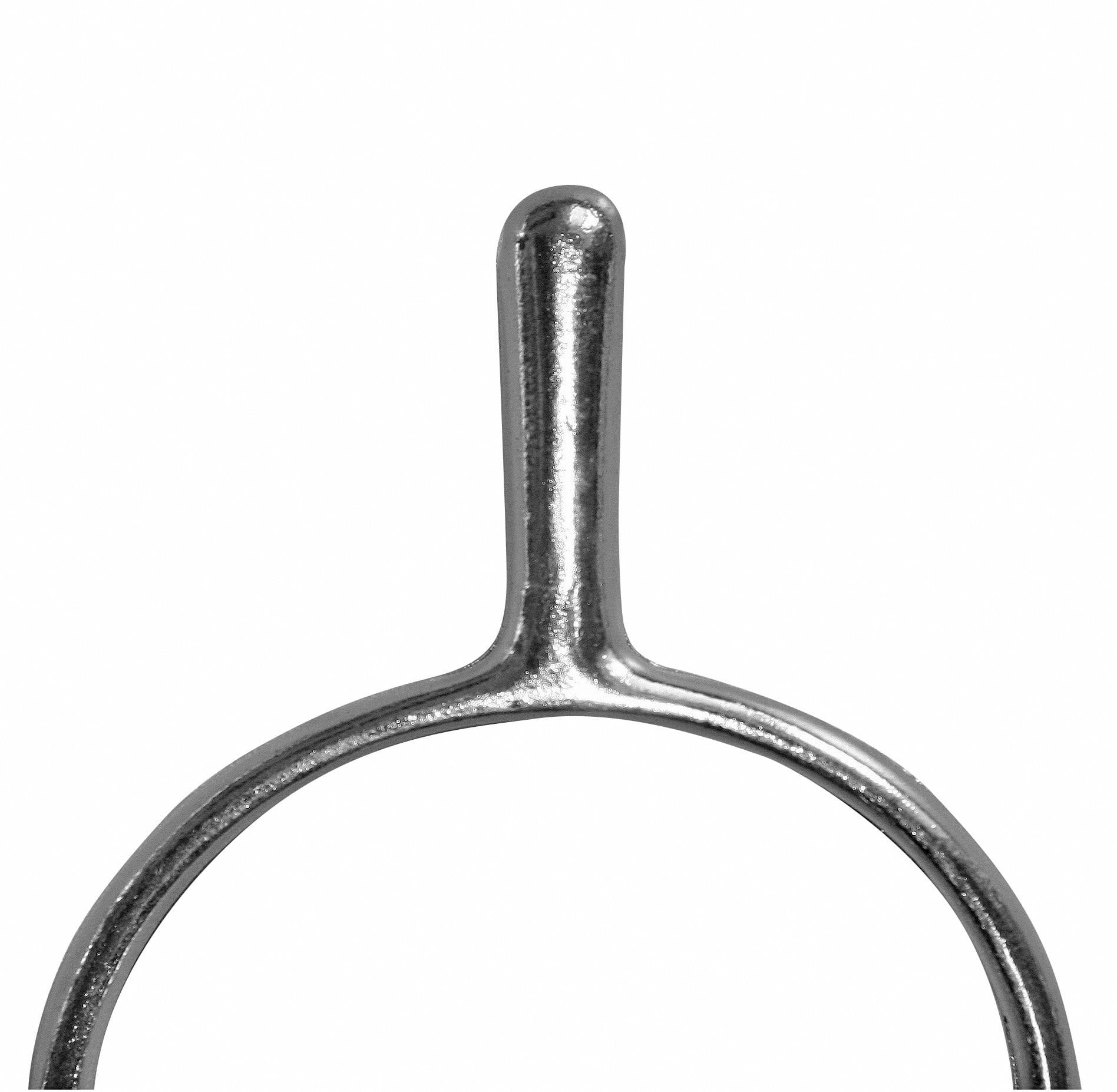 Spurs with straps for men, drop-shape, 30 mm, 1 pair