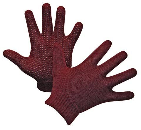 Riding glove Magic Grippy for adults, bordeaux