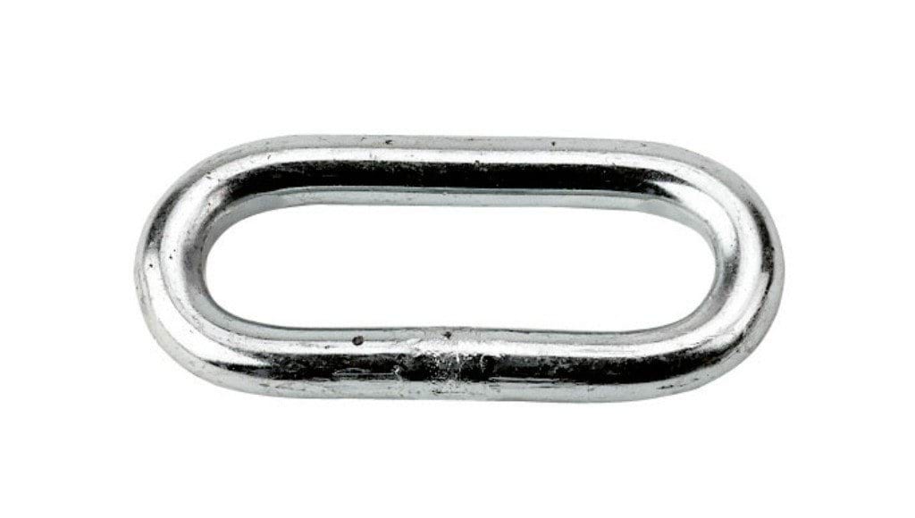 Oval Link Single, 6x70mm, galvanised