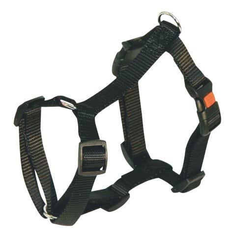 Dog harness Miami, 40 - 57 cm x 15 mm, black, Kerbl