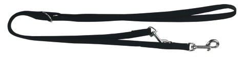 Dog leash Miami, 200 cm x 25 mm, black, Kerbl