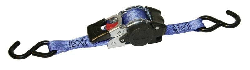 Autom. lashing strap, reeling function, 1,8 m/25 mm, 600 kg