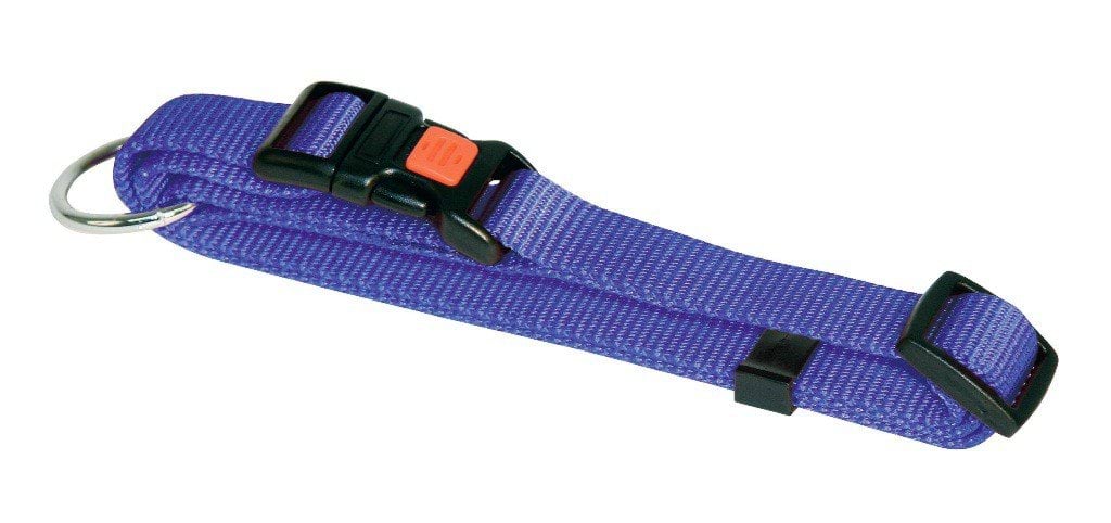 Dog collar Miami, 40 - 65 cm x 25 mm, blue, Kerbl