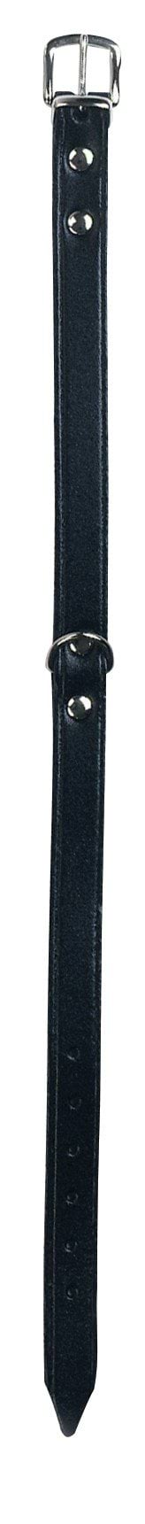 Leather dog collar Mexica, 29 - 37 cm x 10 mm, black, Kerbl