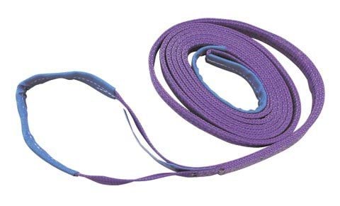 Lifting belt double-layer, 2 m/35 mm, 2000 kg, violet