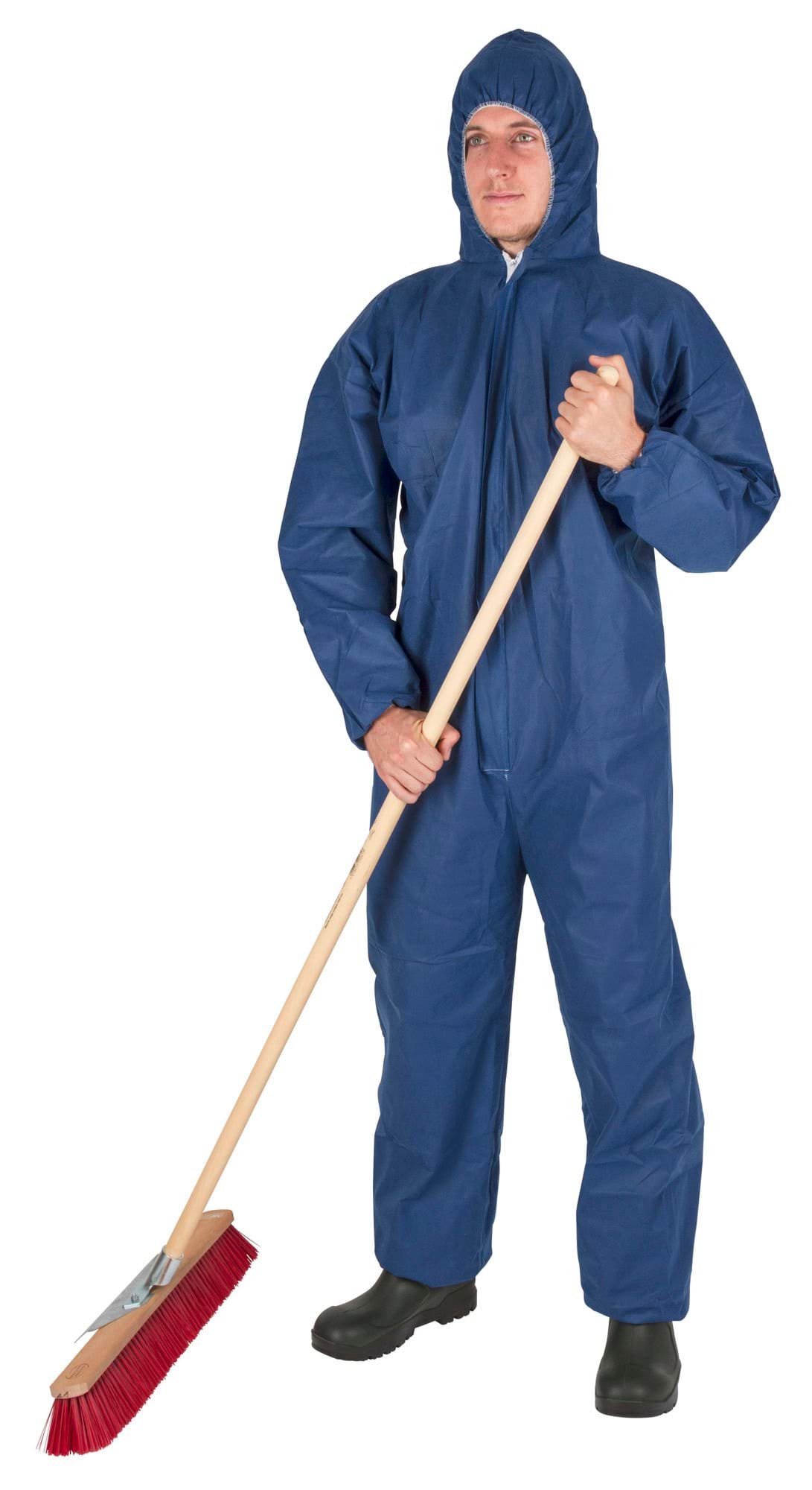 Disposable overall, blue size XL