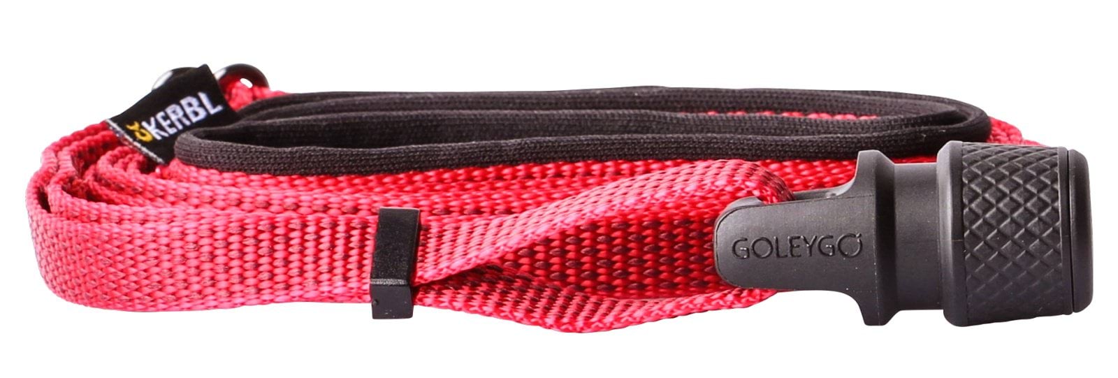 Поводок ленточный для собак GoLeyGo, с адаптером, 140-200 см х 10 мм, размер S, до 15 кг, красный, Kerbl