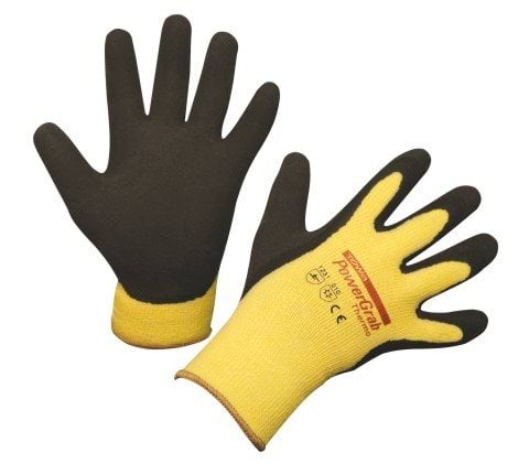 Winter glove PowerGrab Thermo, yellow, size 10