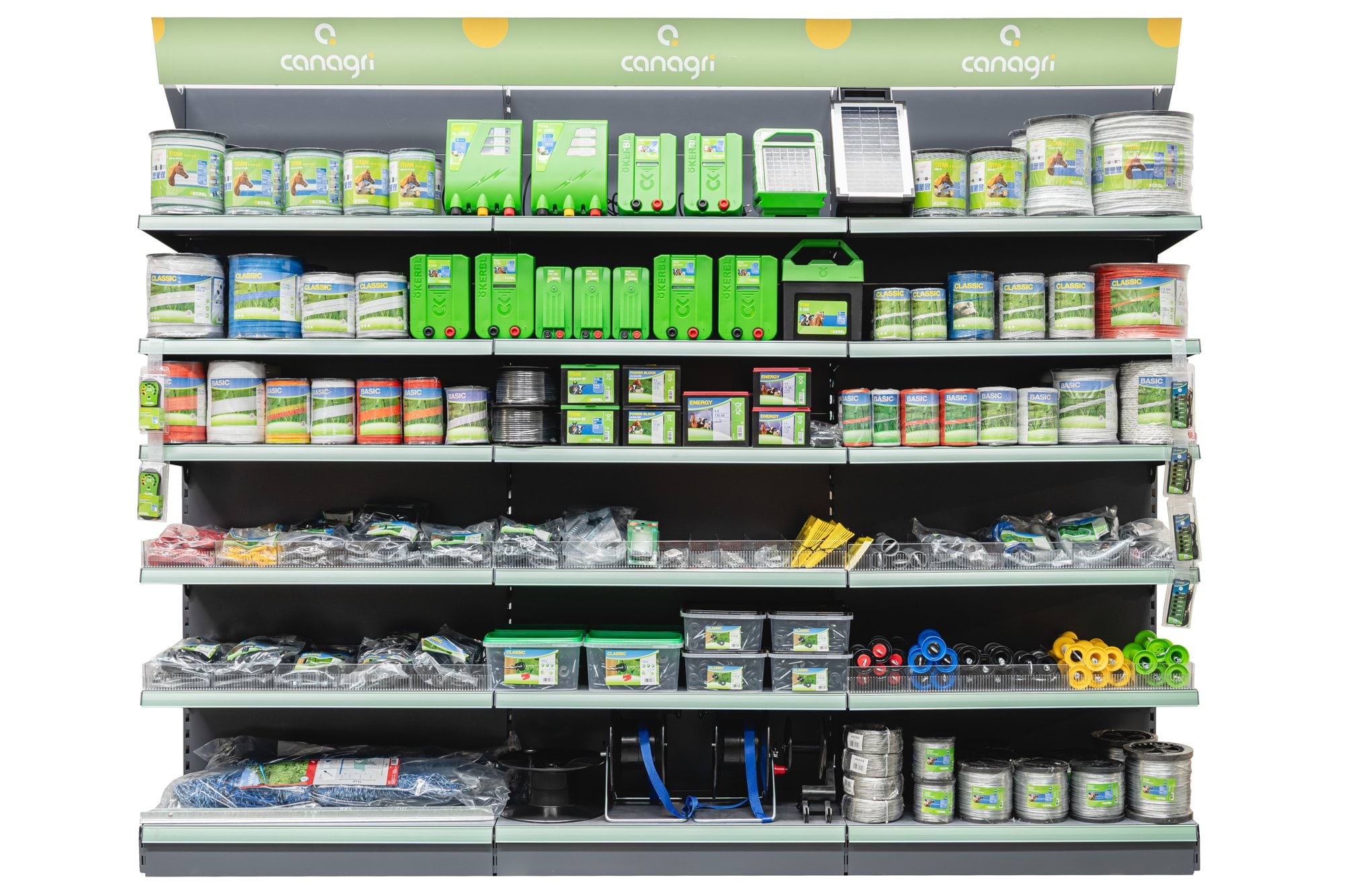 Module stocking, electric pasture fencing, 3 m