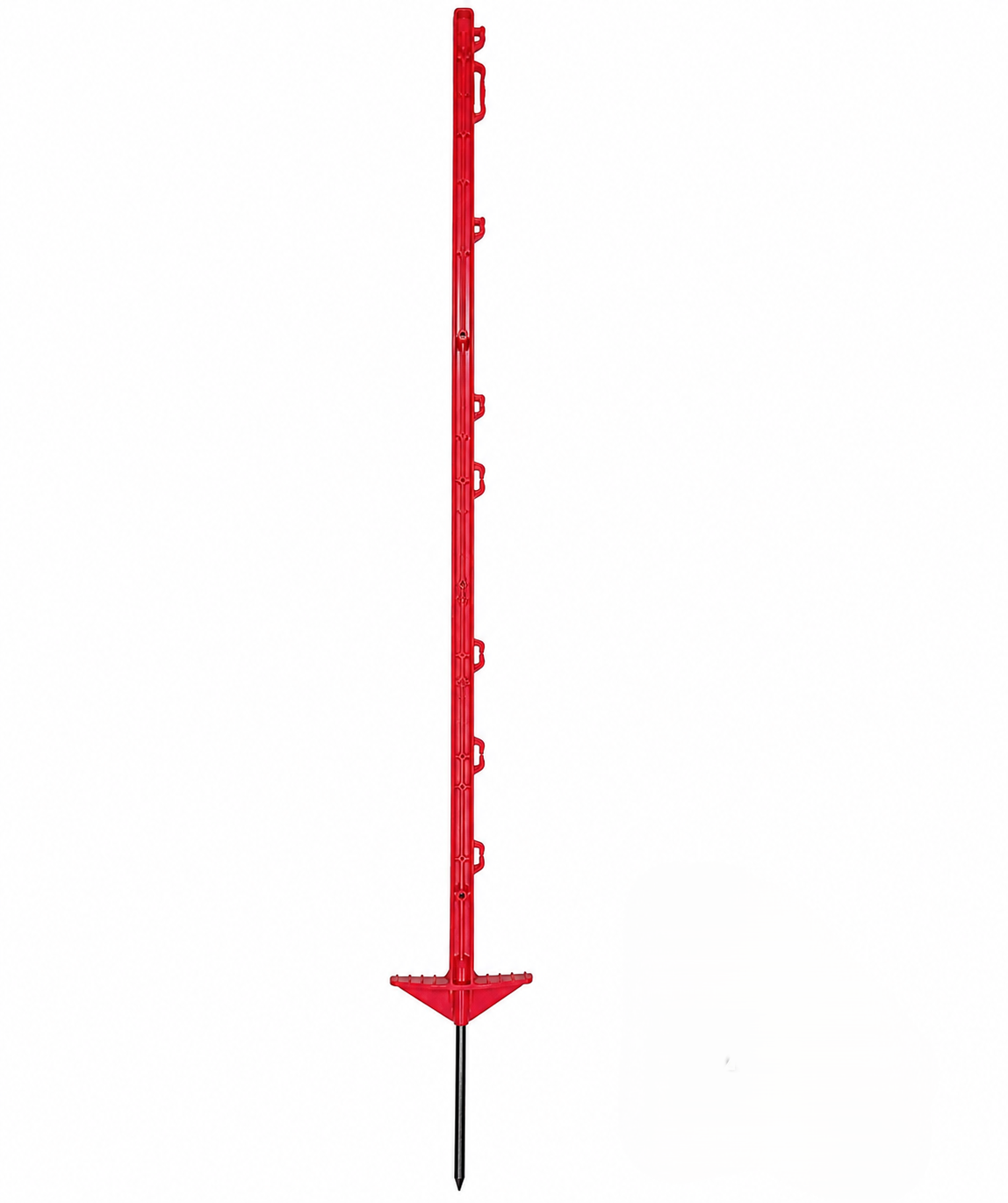 Fence post BASIC, 105 cm with double step, red, Kerbl