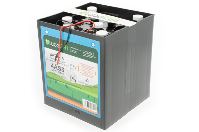 Zinc-carbon dry battery, 5,6 V, 135 Ah