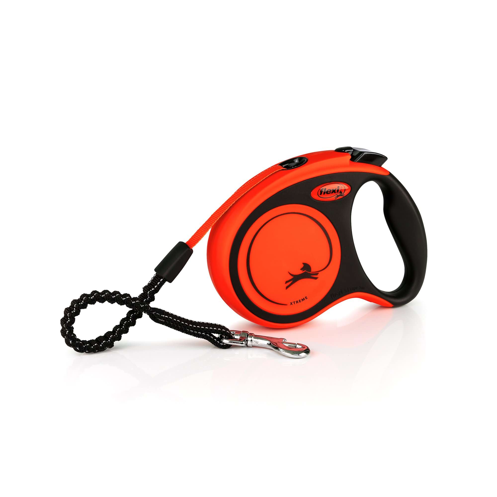 Dog leash Flexi Xtreme, tape, orange, size S, 5 m, 20 kg