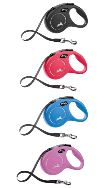 Flexi New Classic dog leash, tape