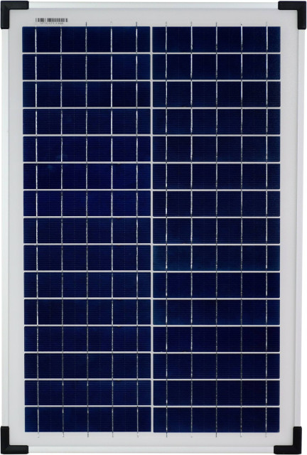 solar panel 25W incl. holder with croc-clip